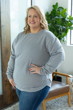 IN STOCK Vintage Wash Pullover - Light Grey