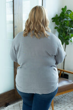 IN STOCK Vintage Wash Pullover - Light Grey