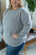 IN STOCK Vintage Wash Pullover - Light Grey