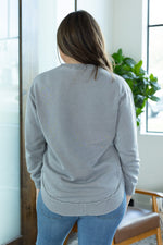 IN STOCK Vintage Wash Pullover - Light Grey