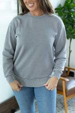 IN STOCK Vintage Wash Pullover - Light Grey