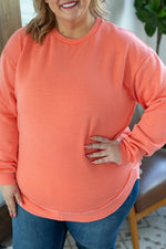 IN STOCK Vintage Wash Pullover - Coral