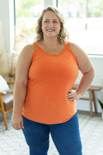 IN STOCK Lexi Lace Tank - Orange