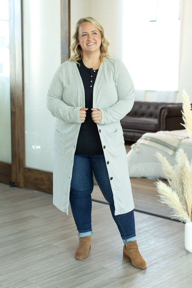 IN STOCK Colbie Cardigan - Heathered Oatmeal