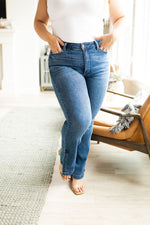 Augusta High Rise Control Top Slit Hem Bootcut