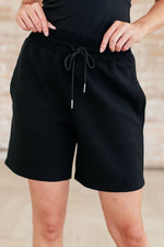 Settle In Dad Shorts in Black