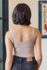 RE-STOCK! The Basics Bodysuit In Light Mocha