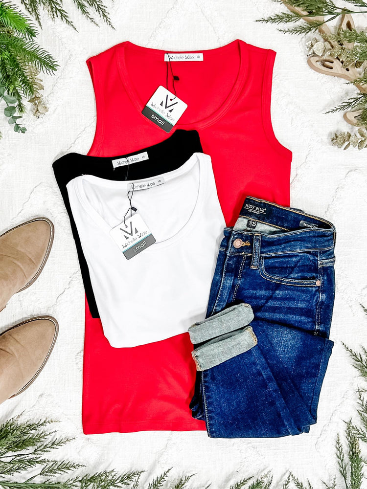 IN STOCK Ava Tank - Red