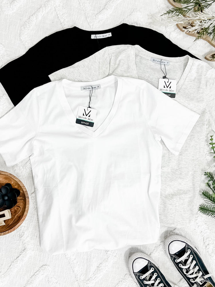 IN STOCK Olivia Tee - White