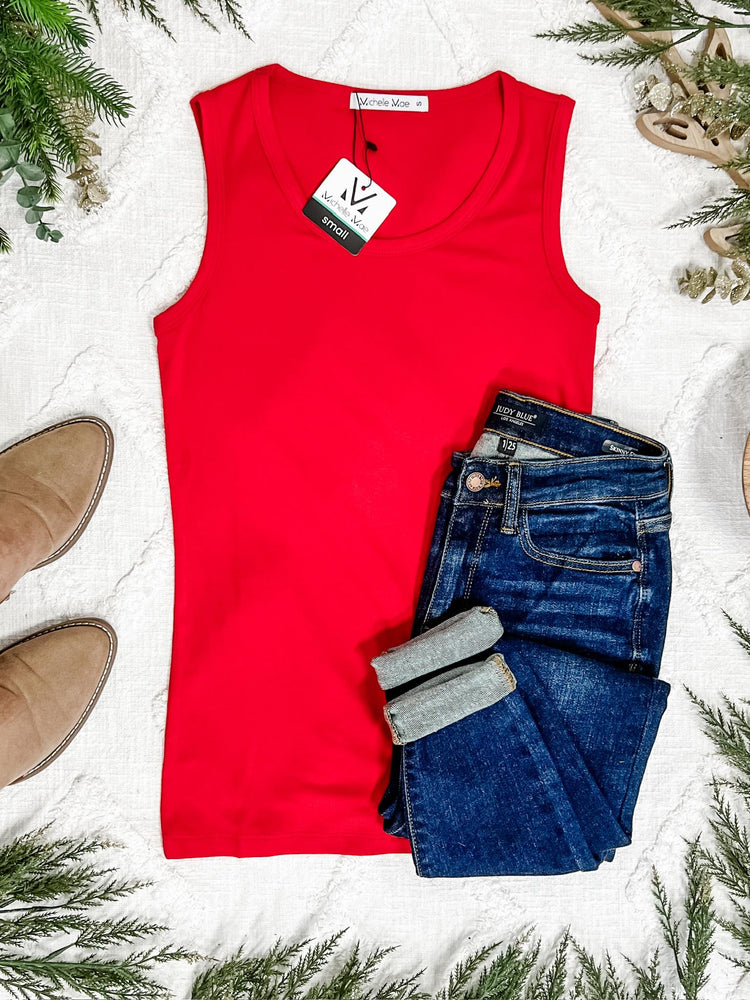 IN STOCK Ava Tank - Red