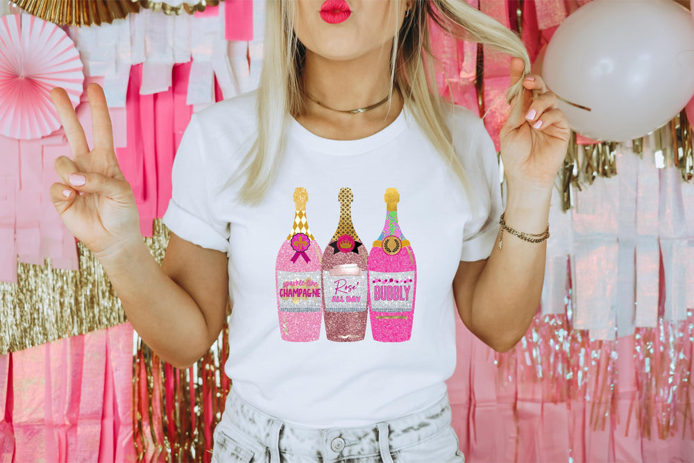 PREORDER: Glitter Bubbly Graphic Tee