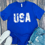USA Graphic Tee with color options