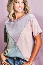 Sitting Pretty Color Block Tee