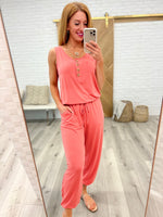 Relaxing Weekend Sleeveless Jumpsuit in TWO colors