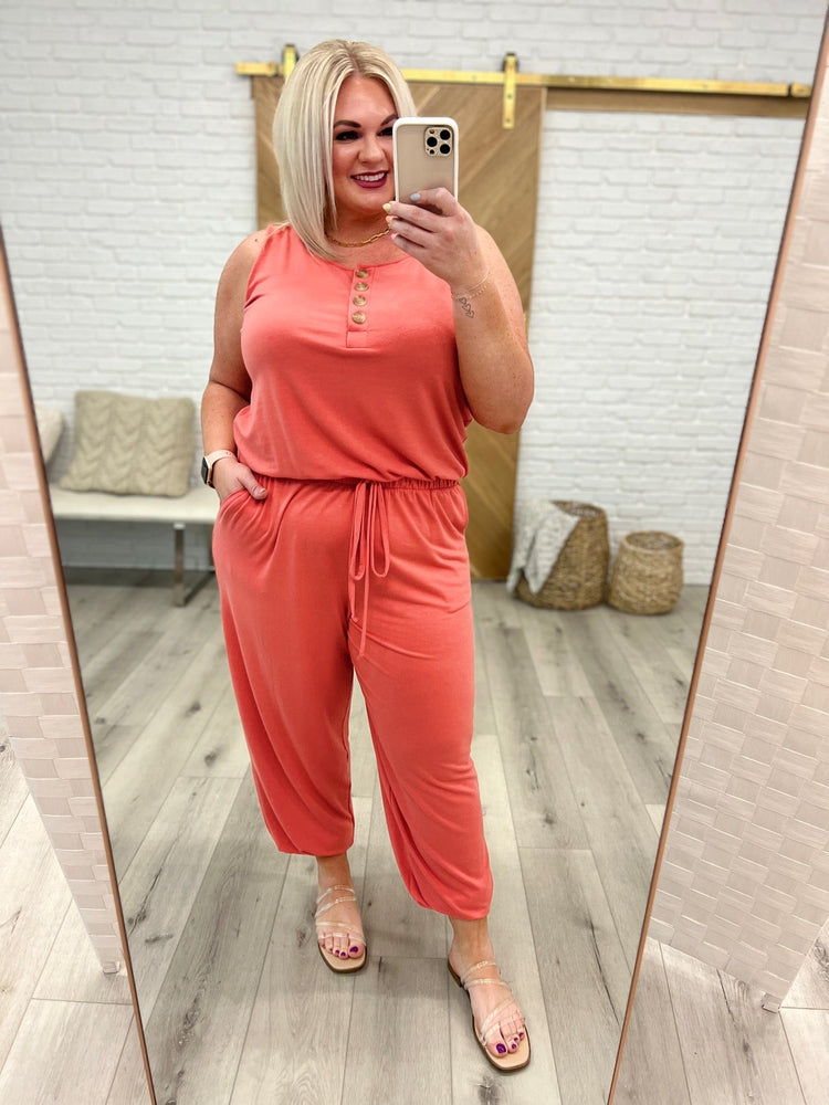 Relaxing Weekend Sleeveless Jumpsuit in TWO colors