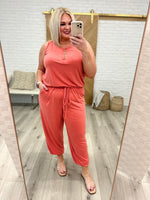 Relaxing Weekend Sleeveless Jumpsuit in TWO colors