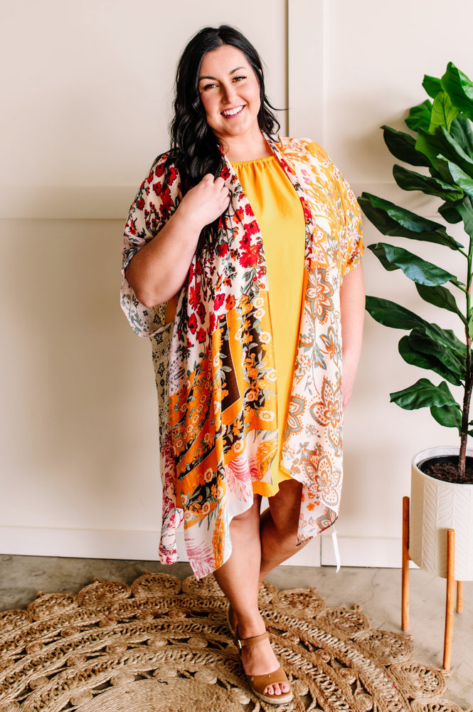 Sunshine Yellow Balloon Sleeve Dress