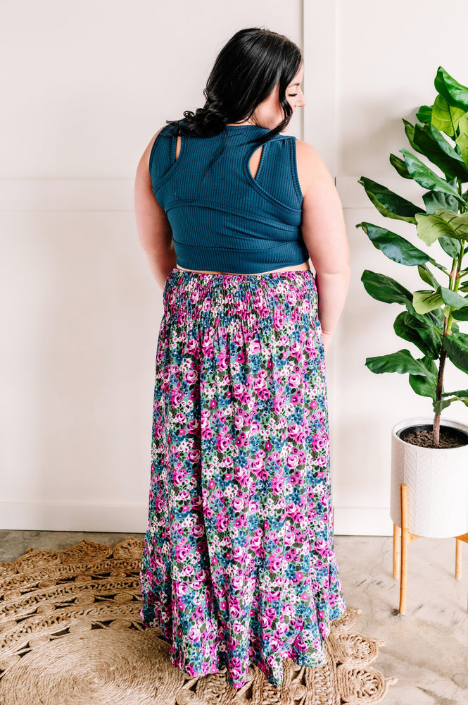 Back Cutout Bralette In Teal