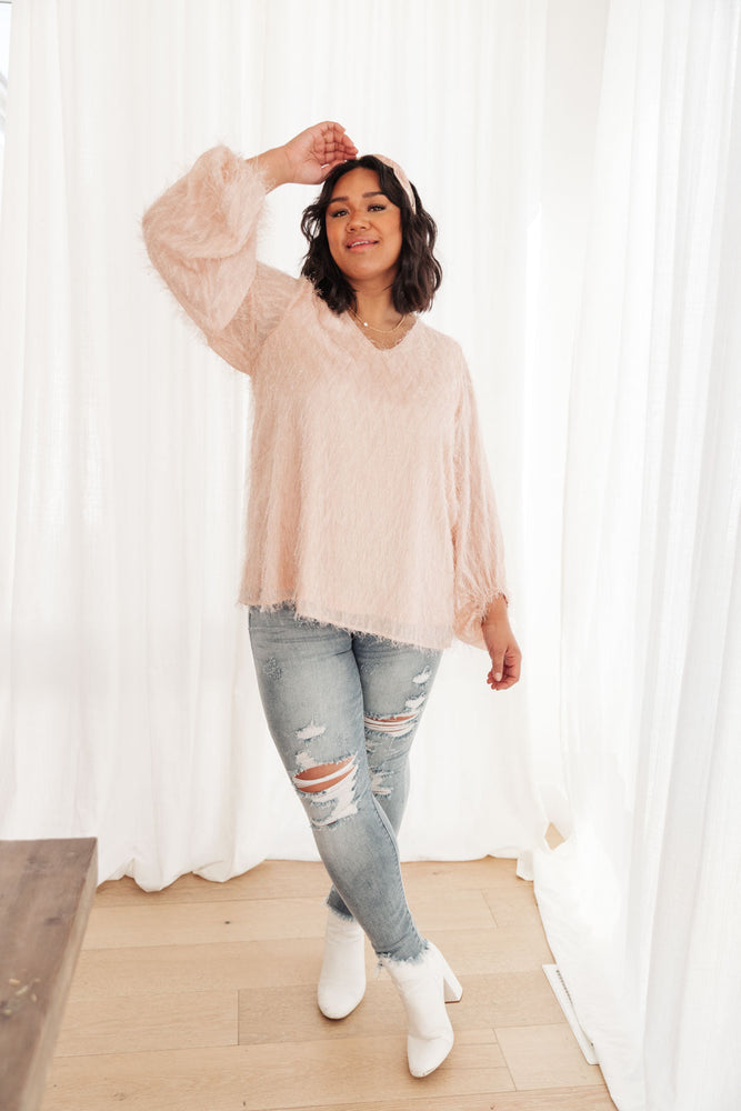 Express Yourself Top in Peach
