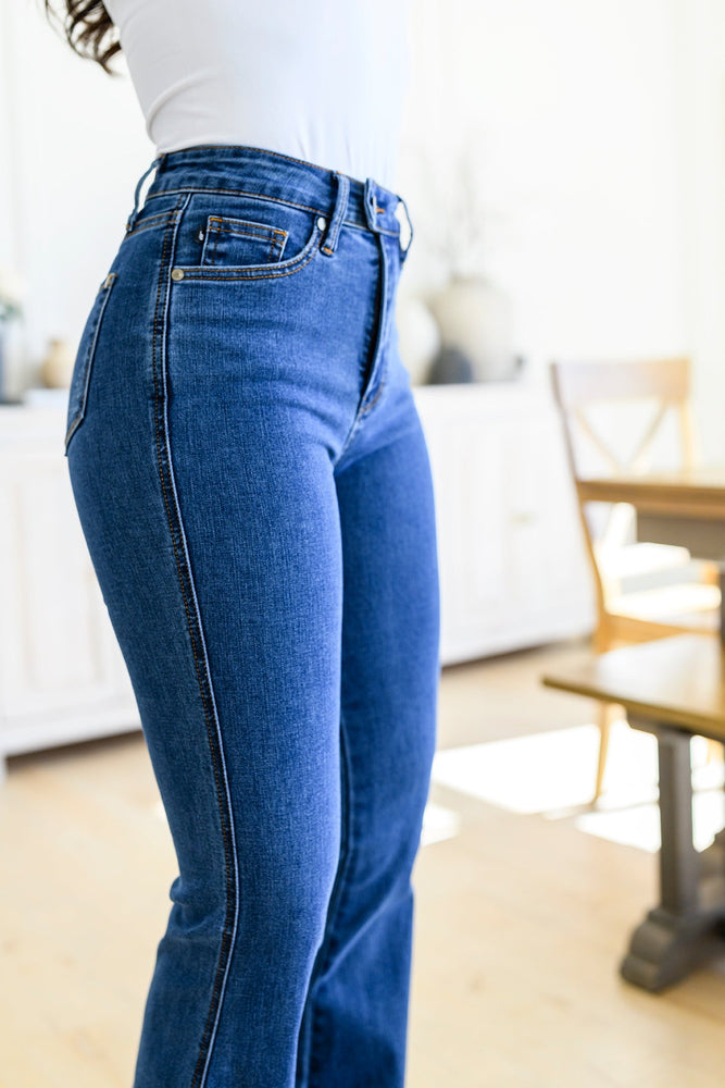 Frankie High Rise Tummy Control Flared Jeans