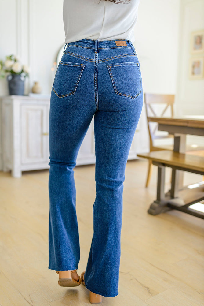 Frankie High Rise Tummy Control Flared Jeans