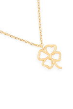 Lucky Charm Pendant Clover Necklace {Two Colors!}