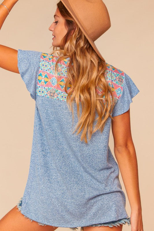 Sweet Oasis Printed Tunic