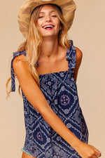 Positively Paisley Woven Top