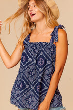 Positively Paisley Woven Top