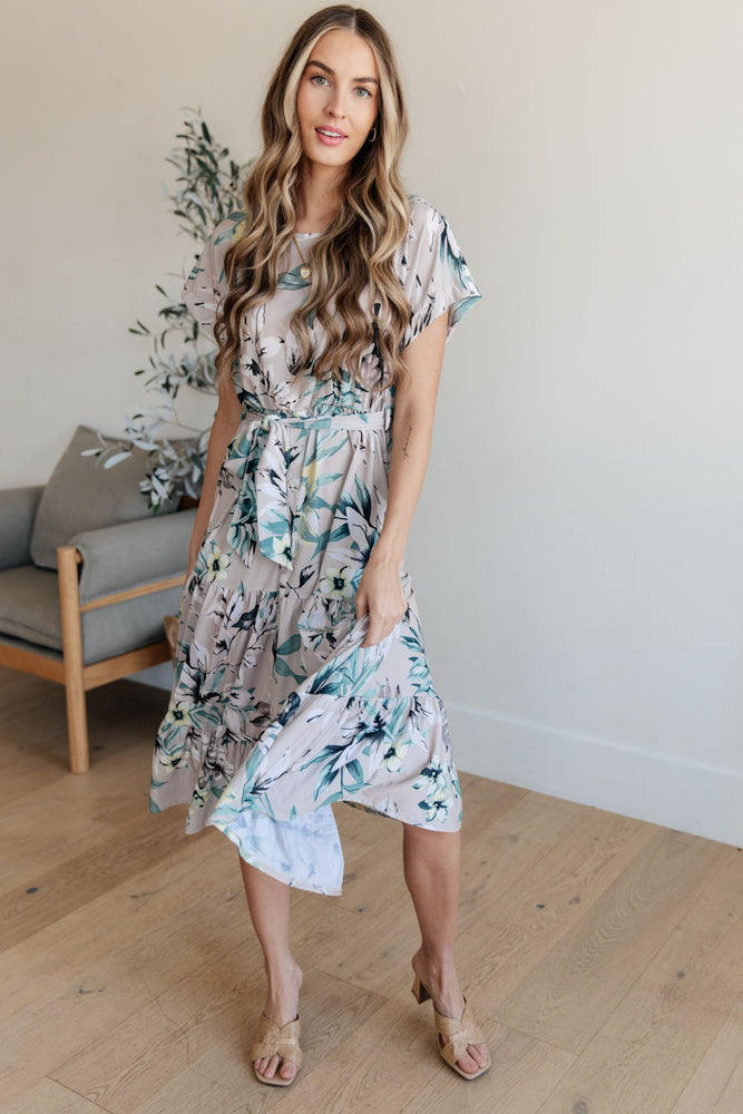 Into the Night Floral Dress