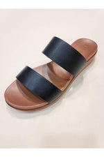Lauren Double Strap Slides {Multiple Colors}