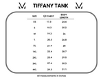 IN STOCK Tiffany Tank - Grey with White Stripes