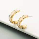 The Perfect Opal Hoops