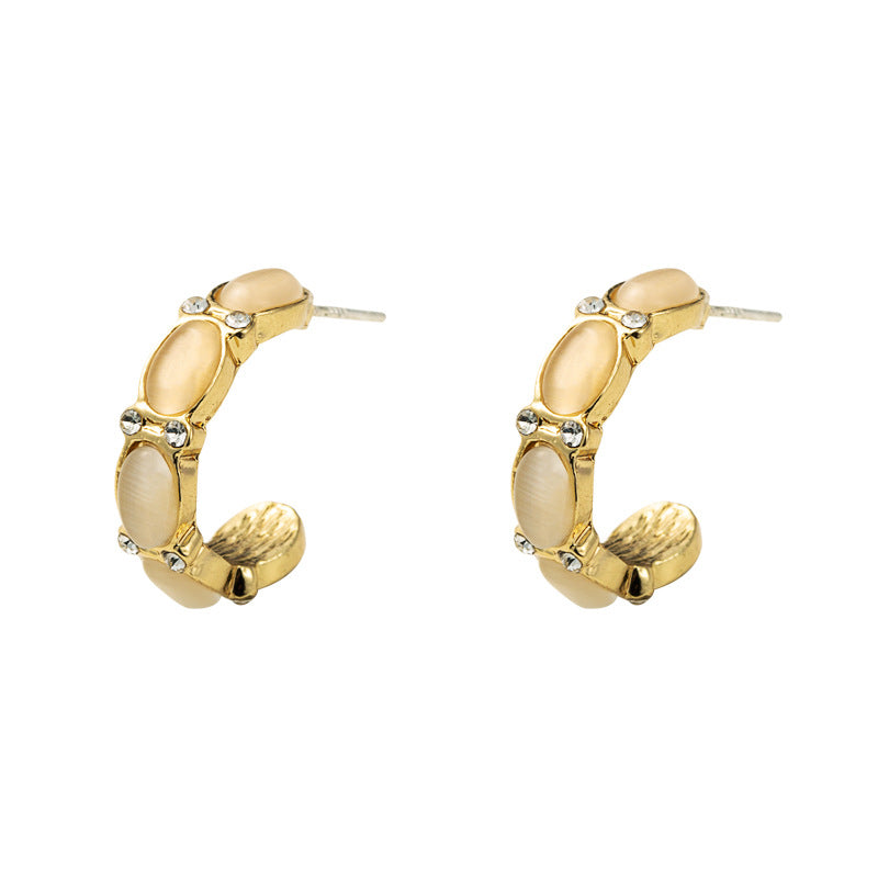 The Perfect Opal Hoops