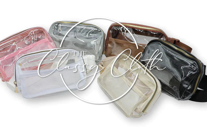 PREORDER: Stadium Clear Belt Bag in Assorted Colors