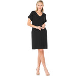 B+B Class Act T-Shirt Dress {Multiple Colors}