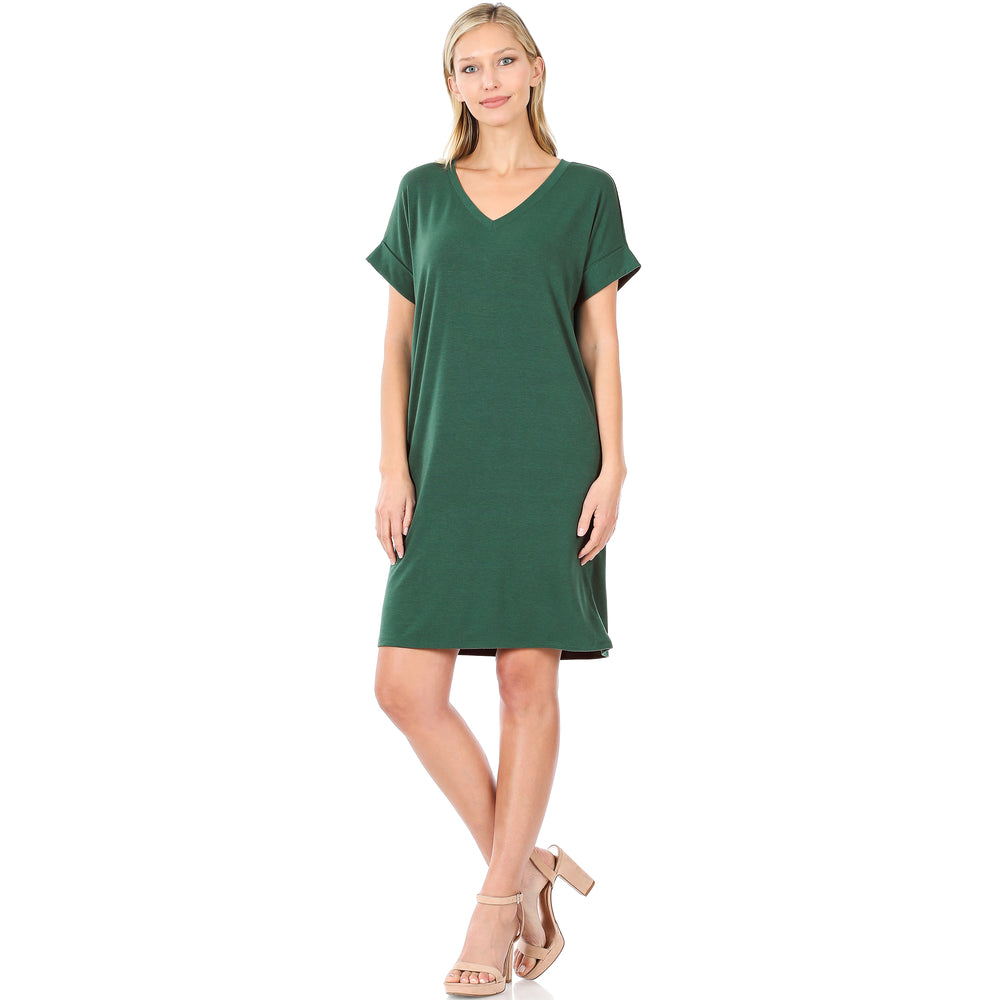 B+B Class Act T-Shirt Dress {Multiple Colors}
