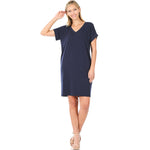 B+B Class Act T-Shirt Dress {Multiple Colors}