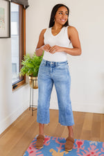 Simple Is The Way Wide Leg Crop