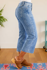 Simple Is The Way Wide Leg Crop