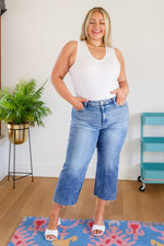 Simple Is The Way Wide Leg Crop