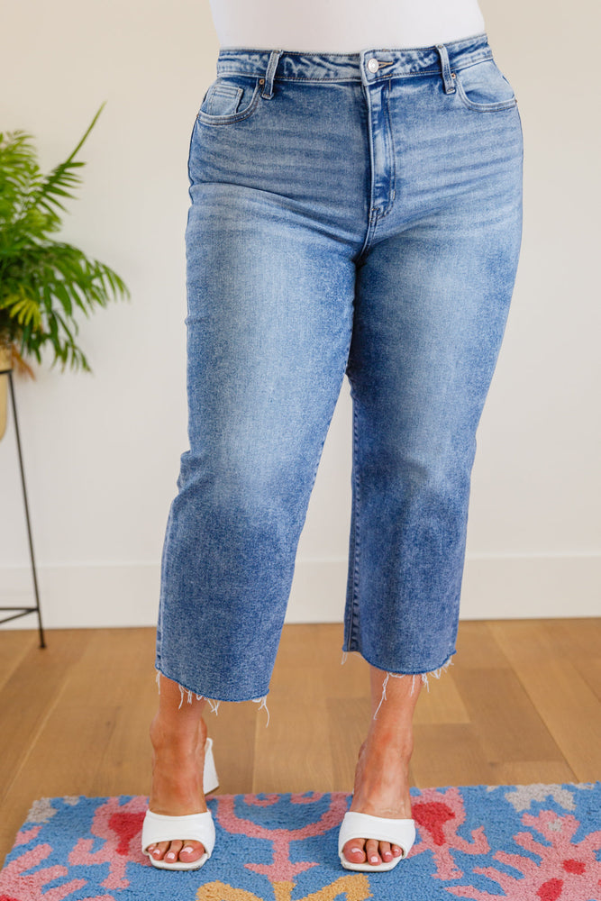 Simple Is The Way Wide Leg Crop