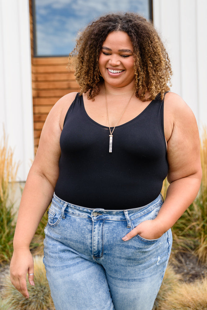 RE-STOCK! The Basics Bodysuit In Black