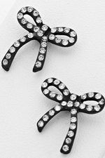 Ribbon Bow Stud Earrings