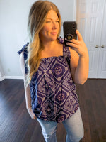 Positively Paisley Woven Top