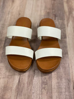 Lauren Double Strap Slides {Multiple Colors}