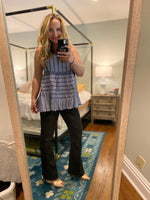 Sweet As Honey Denim and Lace Top