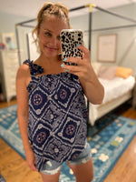 Positively Paisley Woven Top