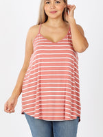 B+B Reversible Cami {Ash Rose Stripe}