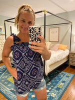 Positively Paisley Woven Top
